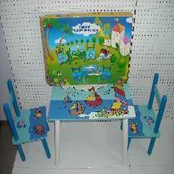 Столик E 03-2100 дерев’яний, 2 стільця